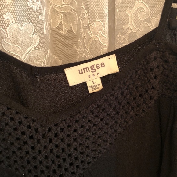 🎉Host Pick🎉 UMGEE * NWOT Dia De Los Muertos Day of Dead Embroidered Pom Dress - Picture 12 of 12